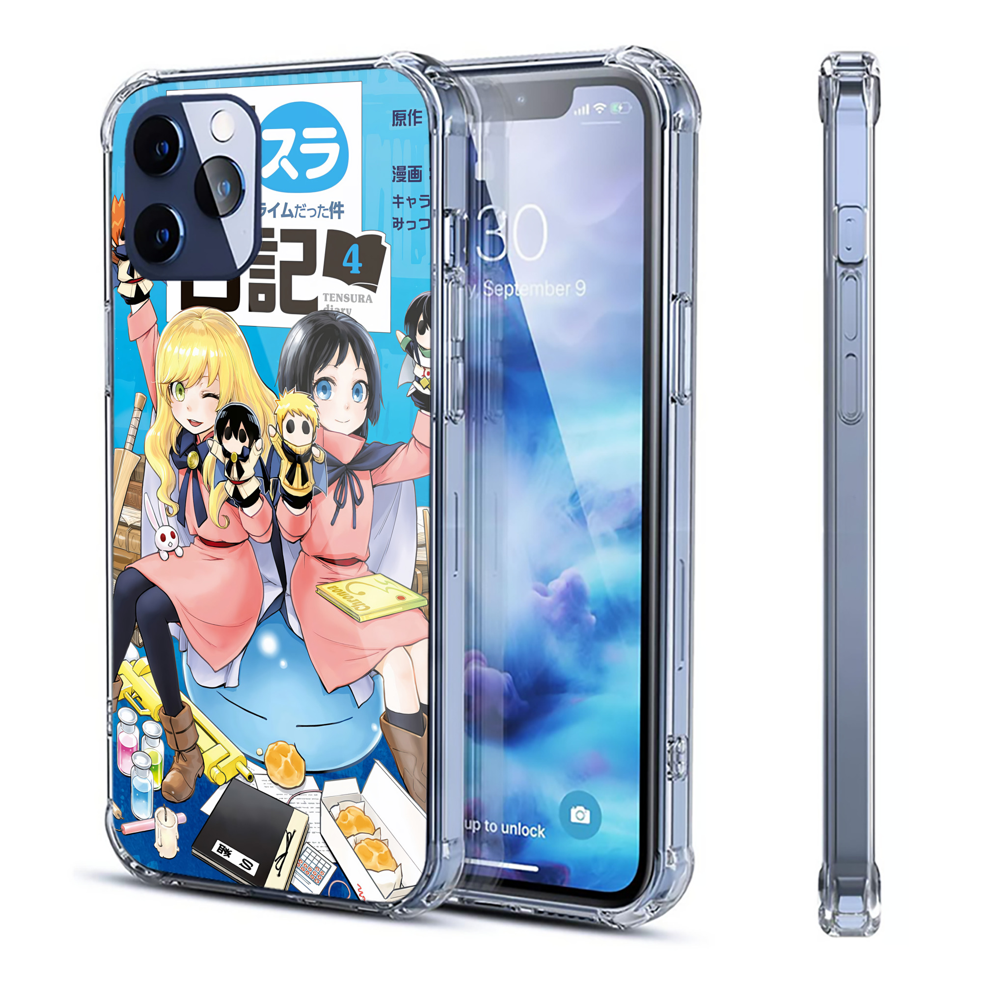 （画像用） 転スラ Regarding Reincarnated to Slime 【iPhone 12シリーズ対応】透明スマホケース（クリアソフトケース）